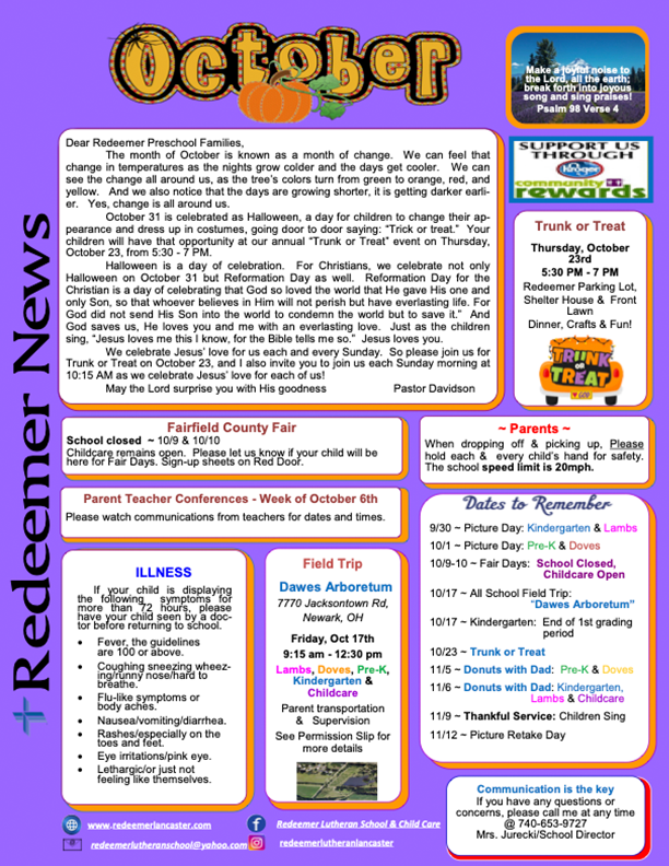 October 2025 Newsletter